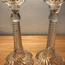 Crucifix + Pair of Glass Candlesticks Image 7