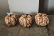 Halloween rattan pumpkins