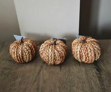 Halloween rattan pumpkins