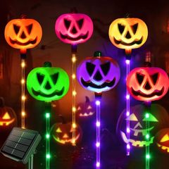 Solar Pumpkin Halloween Lights