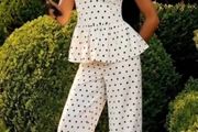 Primark polka dot co ord top and trousers