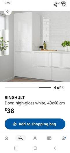 High gloss kitchen cabinet doors