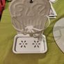 Enamel wall mountable soap dish / tooth brush holder Image 4