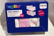 New Girls briefs 110/116 4-6years