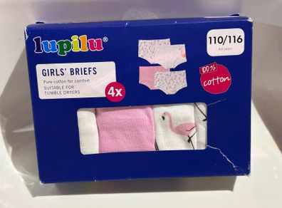 New Girls briefs 110/116 4-6years
