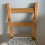 Solid Wooden Chair with Cushion Image 3