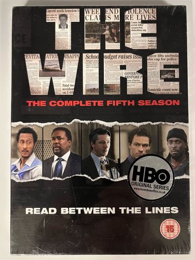 The Wire The Complete Fifth Season DVD Television Boxset New and Sealed