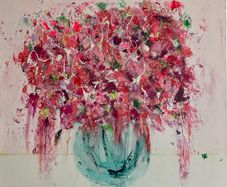 Large Original Abstract Painting Large Floral
