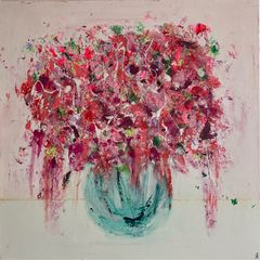 Large Original Abstract Painting Large Floral