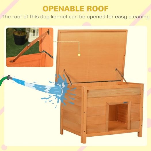 85Wx58Dx58H cm Waterproof Elevated Dog Kennel-Wooden (FREE SHIPPING)