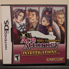 Miles Edgeworth: Ace Attorney Investigations (Nintendo DS)