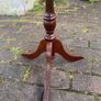 Pie crust Leather top wine table Image 3