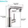 Kitchen Tap with 3 Function Sprayer Pull Out Kitchen Mixer Tap, 360 Degree Swivel Kitchen Sink Tap, Single Handle Sink Tap for Bathroom or Kitchen, Matte Black (FREE POSTAGE) Image 4