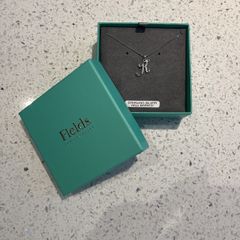 K - Sterling Silver Initial with Cubic Zirconia stones - BRAND NEW