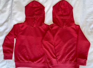 Twin Name it strawberry red hoodie 2-3 years