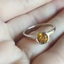 925 Sterling Silver Ring with Citrine. Image 5