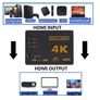4K 2K 3x1 HDMI Cable Splitter HD 1080P Video Switcher Adapter 3 Input 1 Output Port HDMI Hub for Xbox PS4 DVD HDTV PC Laptop TV Image 4