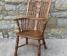 Late Victorian high back Windsor Armchair.