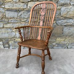 Late Victorian high back Windsor Armchair.