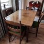 Solid Oak Dining Table & 4 Chairs Image 4