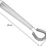 Stainless Steel Mini Whisk , Silver Image 2