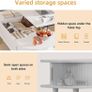 Coffee Table with Lift Top - Wooden Modern Centre Table with Unique Textured & Hidden Storage, for Living Room, Bedroom, Small Space, Home Office Image 3