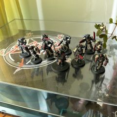 Black Templar Space Marine crusader squad
