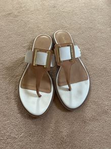 Calvin Klein cream and tan sandles Sandles