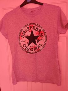 Amsterdam Original Women's grey t-shirt size XL UK14 EU42 Postage included