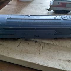 Train Set  vintage luma set locos track trucks and car etc