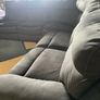 Dark grey corner sofa electric recliner couch Image 6