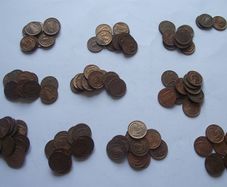 100 Coins@Irish Half Penny. Nice Condition.Decimal Issues