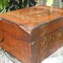Antique 1800's Portable Writers Desk L-11,4" W-8" H5,3" Image 5