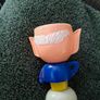 Vintage 1960s/70s Plastic Novelty Egg Cups - 4-Piece Kitsch Collector's Lot Image 2