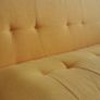 Mustard 3 Seat Sofa Bed Image 2