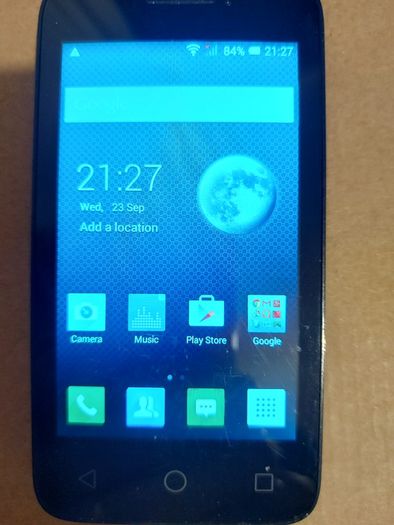 Alcatel One Touch Pixi 3 (4th Gen), in very good condition
