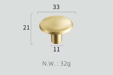 Solid Brass furniture handles