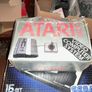 Atari 2600 junior colour console two joysticks,a quick shot controller all cables and wires + 9 games Image 2