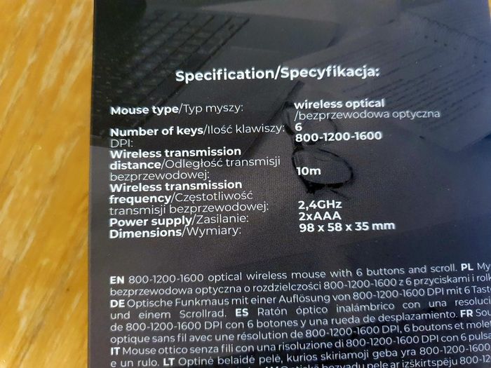maXlife Wireless Optical Mouse - MXHM-02