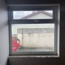 White Double glazed PVC window 120x120cm Image 2