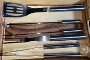 BBQ Accessories Stainless Steel Barbecue Tools Set with BBQ Grill Brand new