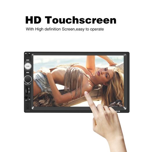 Car Van Stereo car radio tuner Bluetooth 2 Din 2din 7 inch Touch Screen auto Audio Autoradio Support FM/MP5/USB/AUX Rear View Camera
