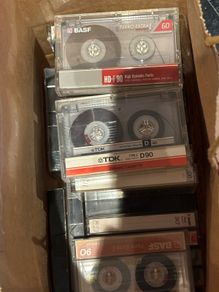 Various makes of audiocassettes recordable