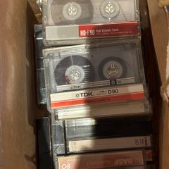 Various makes of audiocassettes recordable