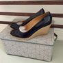 shoes wedge navy Pedro Anton size 40 wedge shoes Image 7