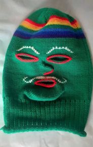 Hand-Knitted Peruvian Face Mask Vibrant & Unique