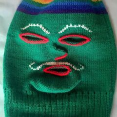 Hand-Knitted Peruvian Face Mask Vibrant & Unique