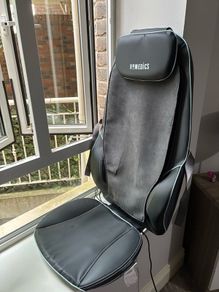 HoMedics ShiatsuMax 2.0 Back Massager Seat | Heat, Rolling & Vibration