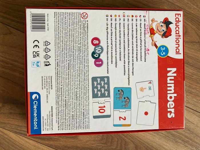 Number jigsaw puzzle