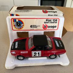 Fiat 124 Abarth Rally 1/24 Burago Rare